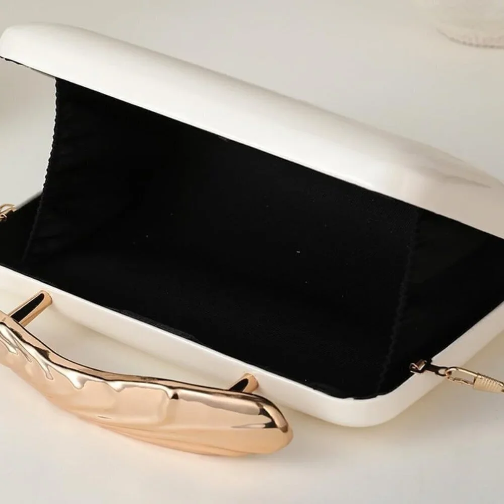 Women Acrylic Clutch Bag Small Evening Purse Crossbody Wedding Party